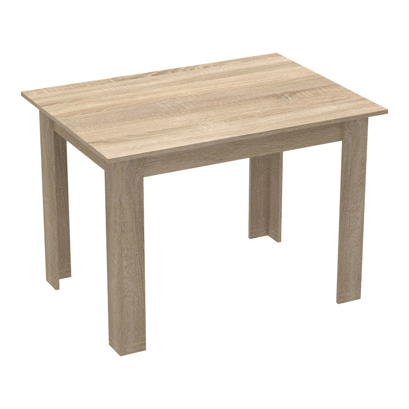 Τραπεζαρία Manka-Parker  σετ 5τεμ mdf σε μαύρη-sonoma απόχρωση 110x80x77εκ - Image 5