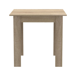 Τραπεζαρία Manka I-Bella  σετ 3τεμ σε sonoma απόχρωση 80x80x77εκ - Pakobazaar