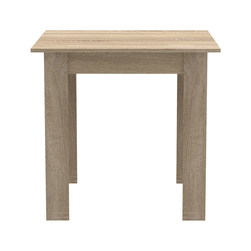 Τραπεζαρία Manka I-Bella  σετ 3τεμ σε sonoma απόχρωση 80x80x77εκ - Pakobazaar