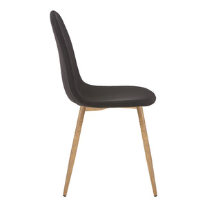 Τραπεζαρία Manka I-Bella  σετ 3τεμ σε sonoma truffle απόχρωση 80x80x77εκ - Pakobazaar