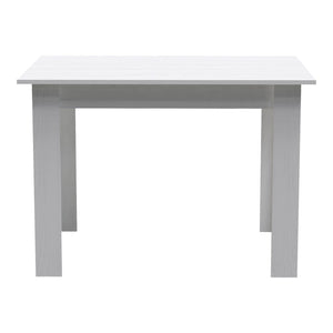 Τραπεζαρία Bella-Manka  σετ 5τεμ σε λευκή απόχρωση 110x80x77εκ - Pakobazaar