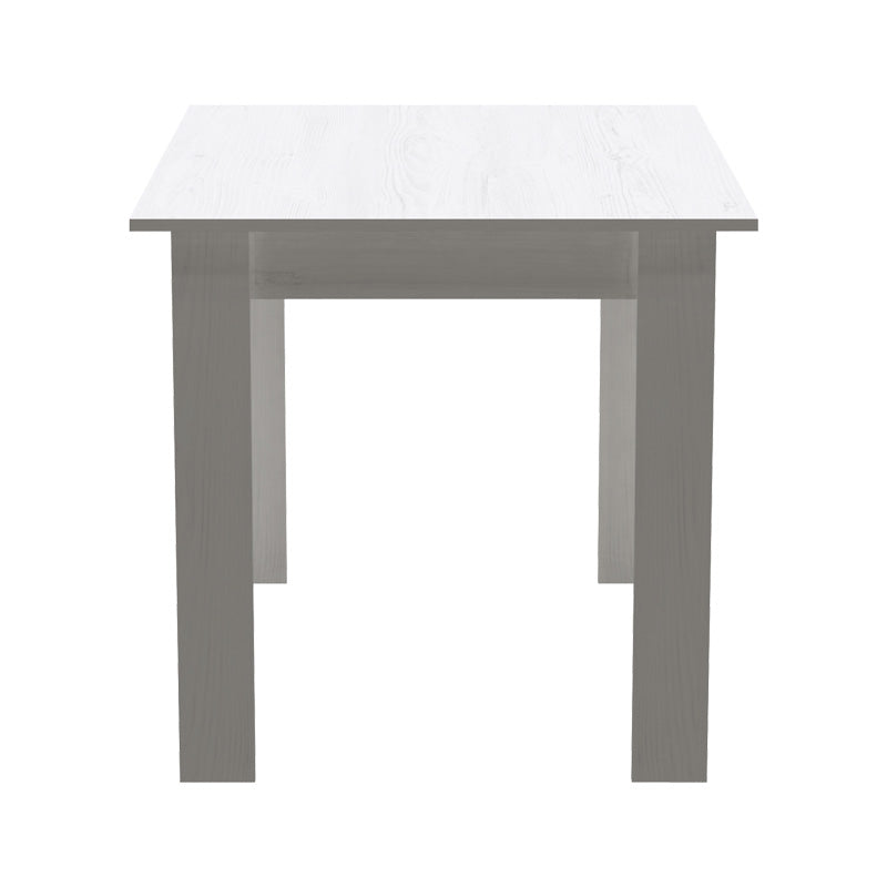 Τραπεζαρία Bella-Manka  σετ 5τεμ σε λευκή απόχρωση 110x80x77εκ