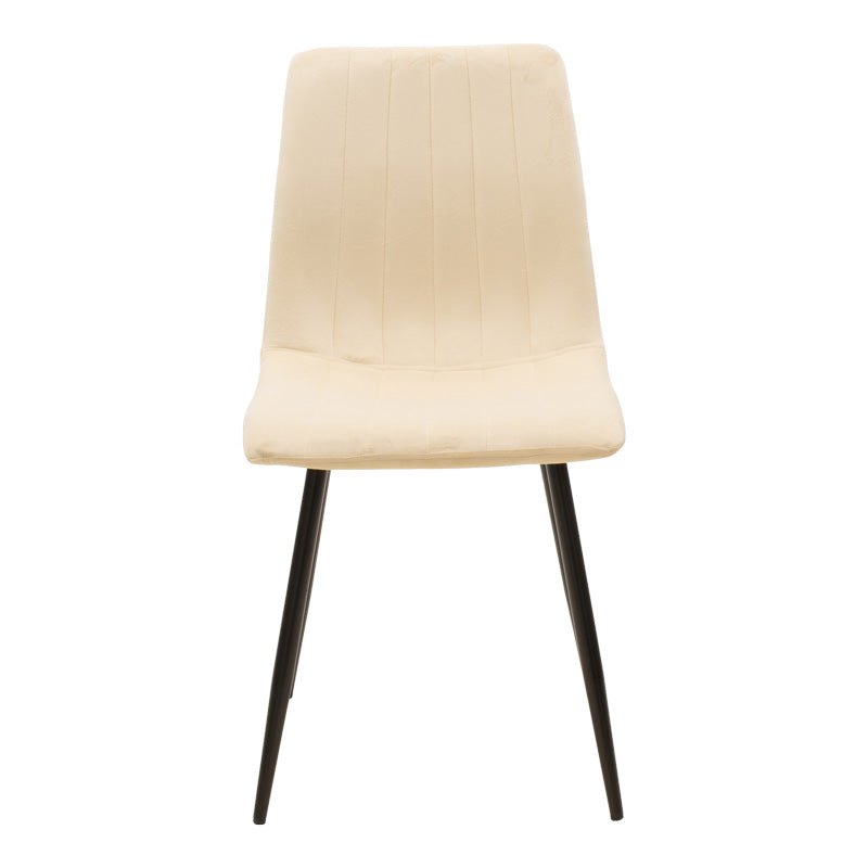 Τραπεζαρία Natali-Noor  σετ 5τεμ MDF λευκό-μπεζ-μαύρο 120x80x76εκ - Pakobazaar