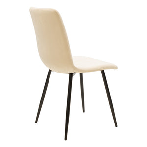 Τραπεζαρία Balou-Noor  σετ 5τεμ MDF μαύρο-μπεζ Φ100x73εκ - Pakobazaar