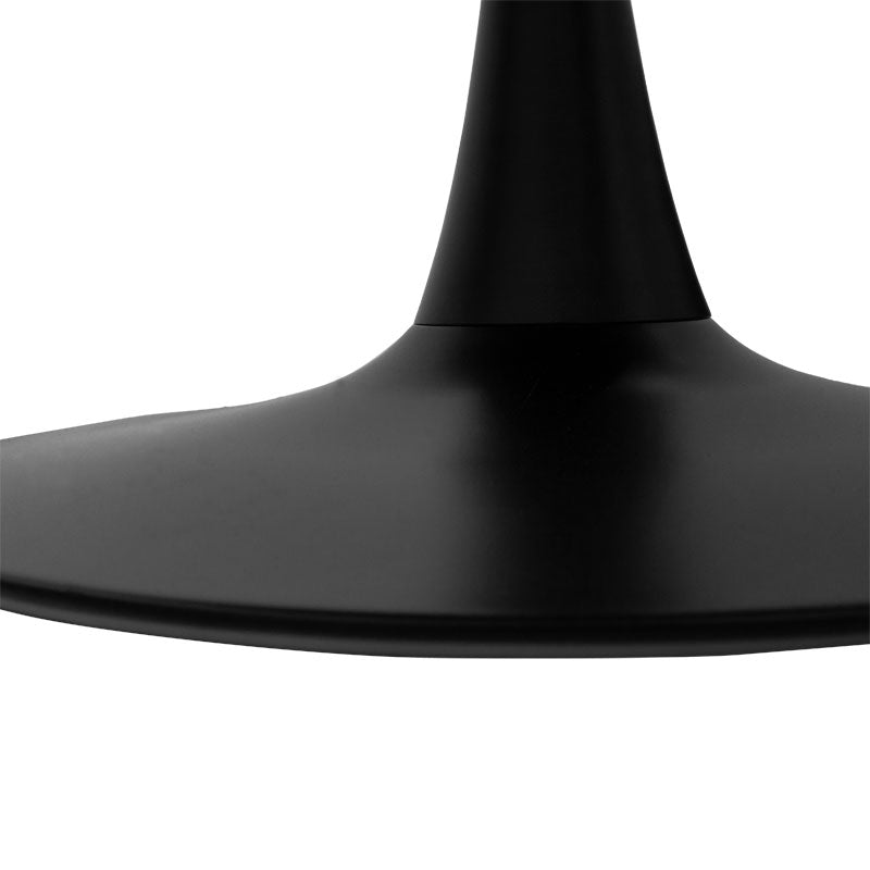 Τραπεζαρία Balou-Noor  σετ 5τεμ MDF μαύρο-κυπαρισσι Φ120x73εκ - Pakobazaar