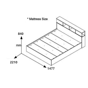 Σετ Κρεβατοκάμαρας Olympus White με Κρεβάτι 140x200εκ Σετ 4τεμ - Pakobazaar