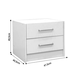 Σετ Κρεβατοκάμαρας Olympus White με Κρεβάτι 140x200εκ Σετ 4τεμ - Pakobazaar