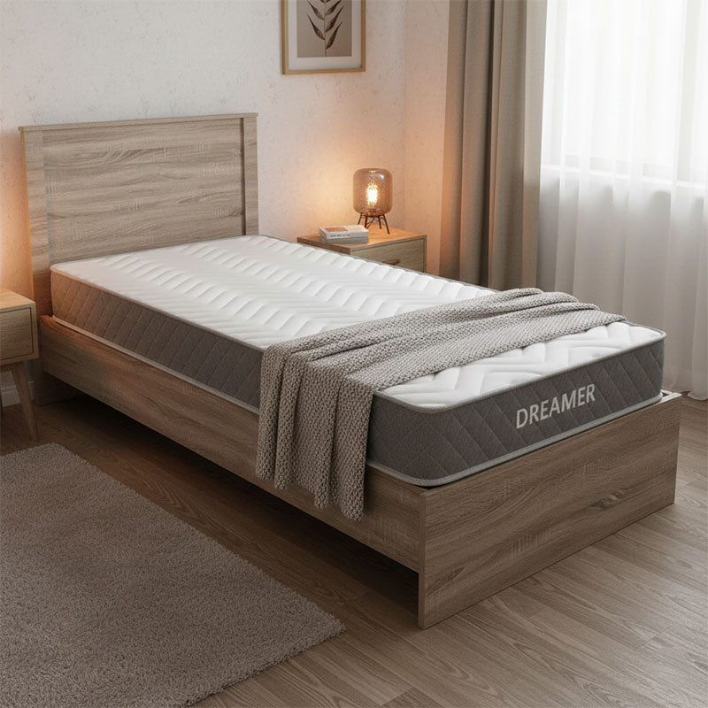 Κρεβάτι με στρώμα Athos-Dreamer  sonoma 90x190εκ - Pakobazaar
