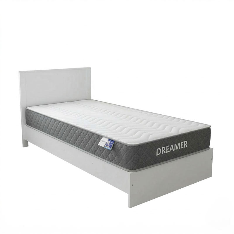 Κρεβάτι με στρώμα Athos-Dreamer  λευκό 90x190εκ - Pakobazaar