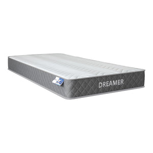 Κρεβάτι με στρώμα Mago-Dreamer  ύφασμα ανθρακί 100x200εκ - Pakobazaar