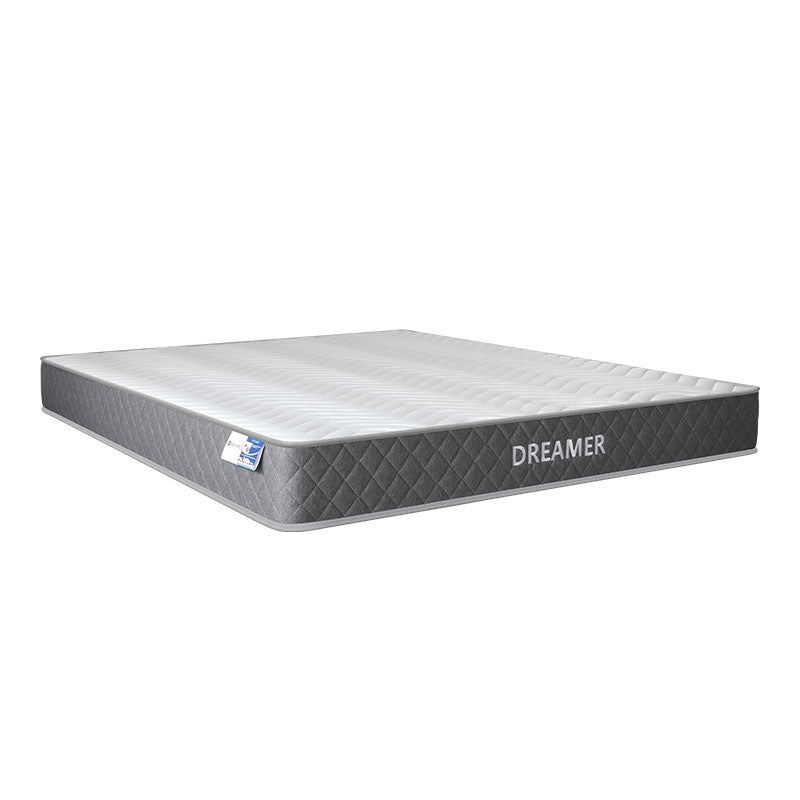 Κρεβάτι με στρώμα Mago-Dreamer  ύφασμα ανθρακί 160x200εκ - Pakobazaar