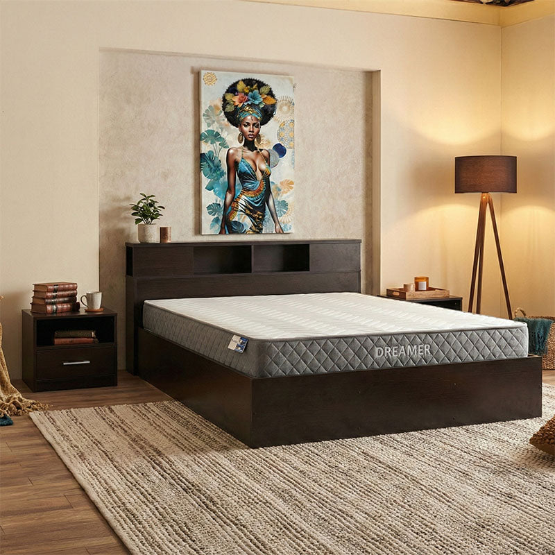 Κρεβάτι με στρώμα Olympus-Dreamer  wenge 160x200εκ - Pakobazaar