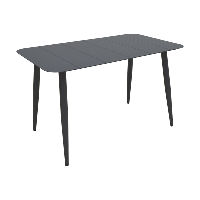Τραπεζαρία Heven Vista  σετ 5τεμ μαύρο αλουμίνιο 120x70x72εκ
