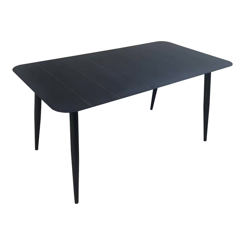 Τραπεζαρία Heven Vista  σετ 7τεμ μαύρο αλουμίνιο 150x80x72εκ