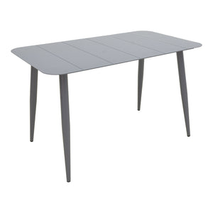 Τραπεζαρία Heven Vista  σετ 7τεμ ανθρακί αλουμίνιο 150x80x72εκ - Pakobazaar
