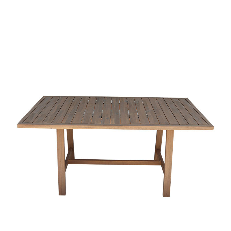 Τραπεζαρία Malibu  Σετ 9τεμ μασίφ ξύλο ακακίας 180x90x75εκ - Pakobazaar