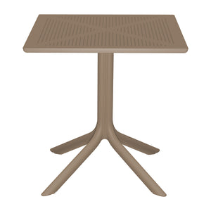 Τραπεζαρία Groovy Zoi  σετ 3τεμ cappuccino PP 60x60x76εκ - Pakobazaar