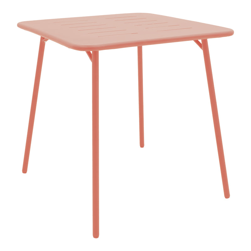 Τραπεζαρία Moraja Deraby  σετ 3τεμ terracotta μέταλλο 70x70x73εκ - Pakobazaar
