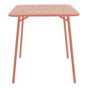 Τραπεζαρία Moraja Deraby  σετ 3τεμ terracotta μέταλλο 70x70x73εκ - Pakobazaar