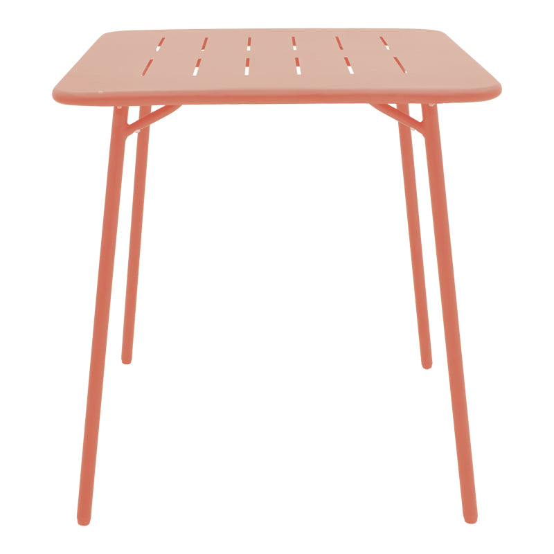 Τραπεζαρία Moraja Deraby  σετ 3τεμ terracotta μέταλλο 70x70x73εκ - Pakobazaar