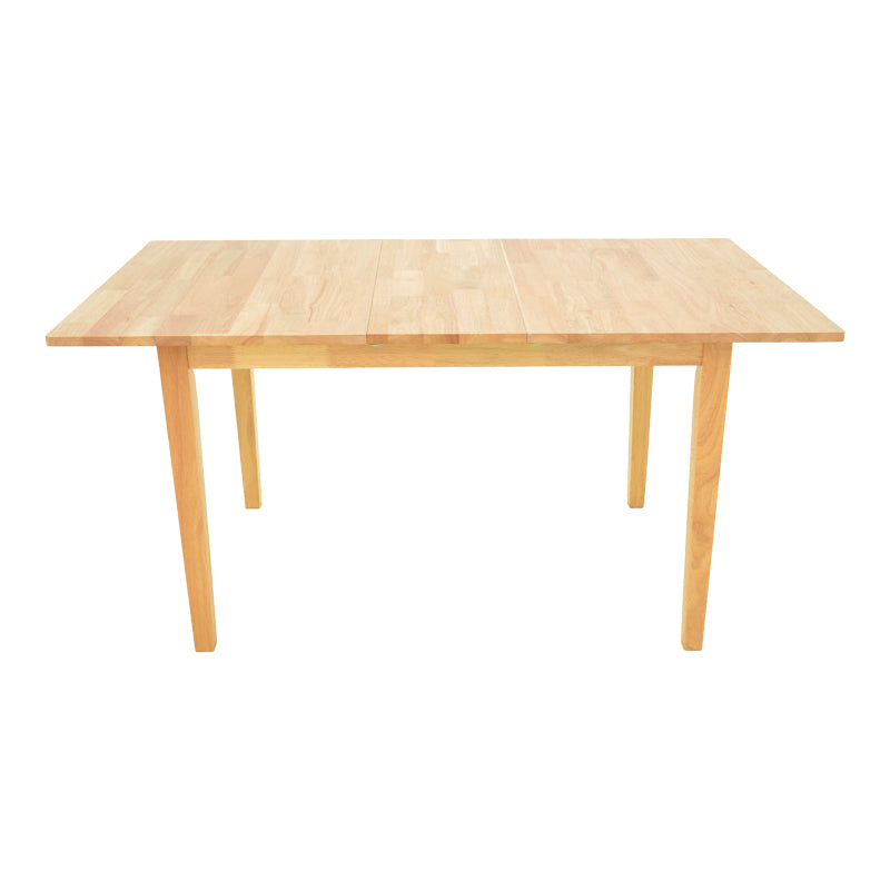 Τραπεζαρία Dallan Country  5τεμ σε φυσική απόχρωση rubberwood 120-150x80x74εκ - Pakobazaar