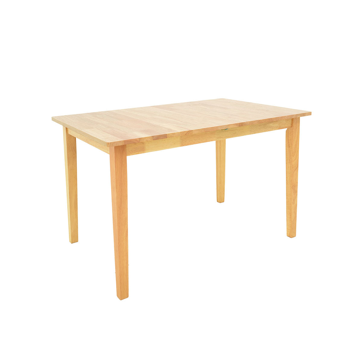 Τραπεζαρία Dallan Country  7τεμ σε φυσική απόχρωση rubberwood 120-150x80x74εκ