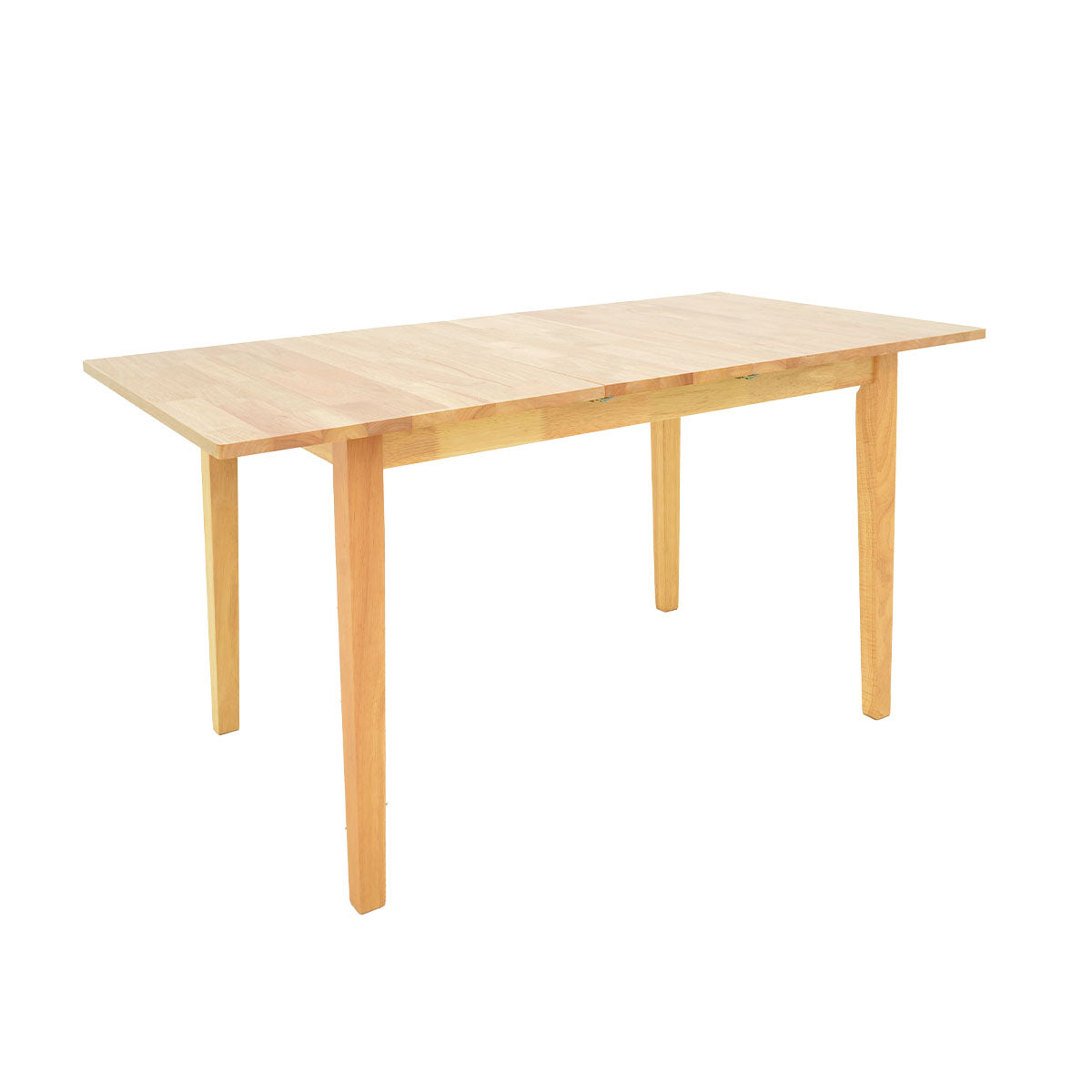Τραπεζαρία Dallan Country  7τεμ σε φυσική απόχρωση rubberwood 120-150x80x74εκ