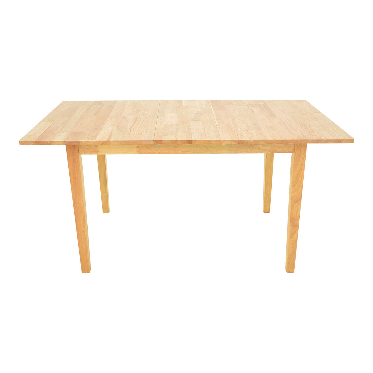 Τραπεζαρία Dallan Country  7τεμ σε φυσική απόχρωση rubberwood 120-150x80x74εκ