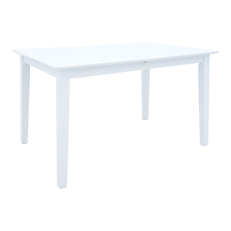 Τραπεζαρία Dallan Mabor  7τεμ λευκό rubberwood 120-150x80x73,8εκ