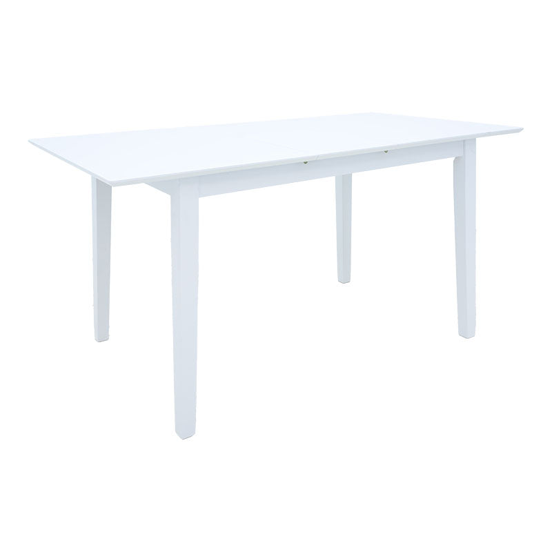 Τραπεζαρία Dallan Mabor  7τεμ λευκό rubberwood 120-150x80x73,8εκ