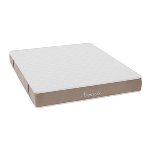 Κρεβάτι με στρώμα Nevil-Nemesis  pu λευκό 150x200εκ - Pakobazaar