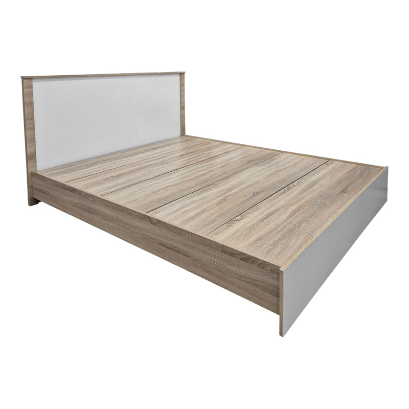 Κρεβάτι με στρώμα Athos Sleepy  sonoma λευκό 160x200εκ - Pakobazaar