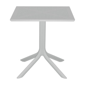 Τραπεζαρία Groovy Tifany I  σετ 3τεμ λευκό PP 60x60x76εκ