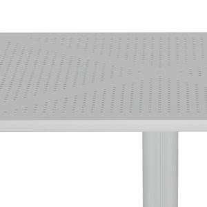 Τραπεζαρία Groovy Tifany I  σετ 3τεμ λευκό PP 60x60x76εκ
