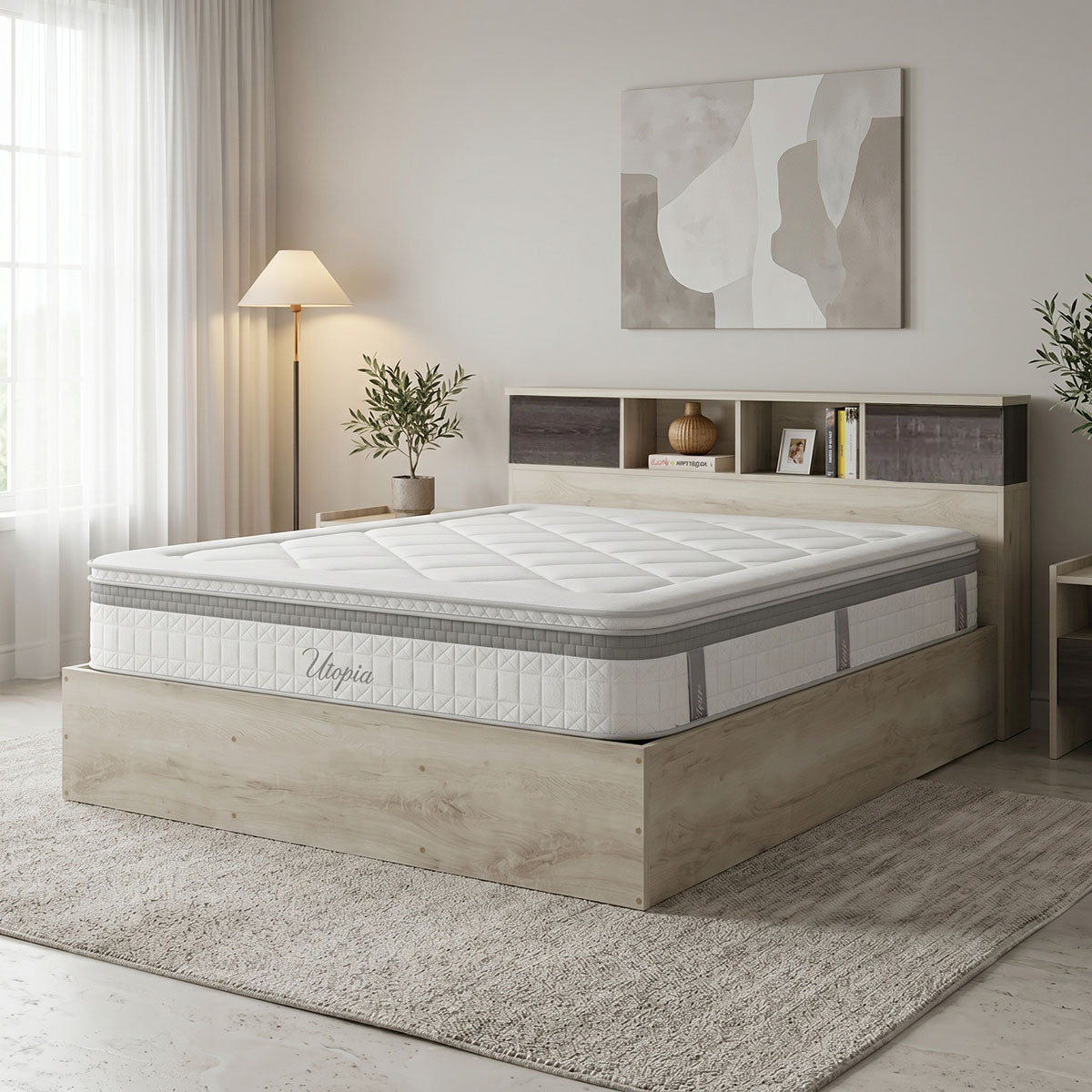 Κρεβάτι με στρώμα Olympus Utopia  castillo toro 160x200εκ - Pakobazaar
