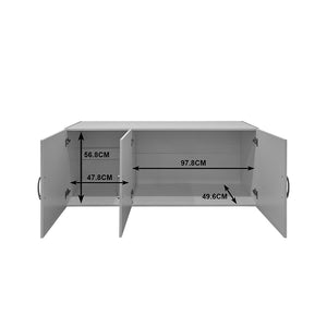 Ντουλάπα τρίφυλλη με πατάρι Alvia  wenge 150x51x240εκ