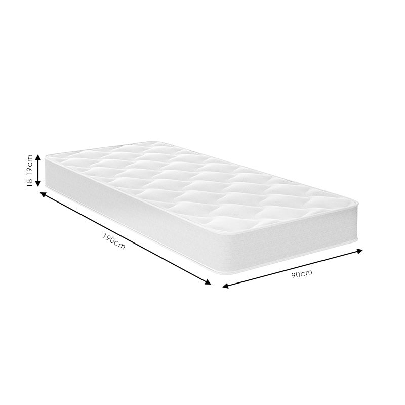 Στρώμα Fix Pad Chic Strom μονής όψης 18-19cm 90x190εκ - Pakobazaar