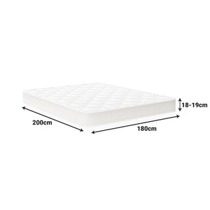 Στρώμα Snooz Chic Strom διπλής όψης 18-19cm 180x200εκ - Pakobazaar