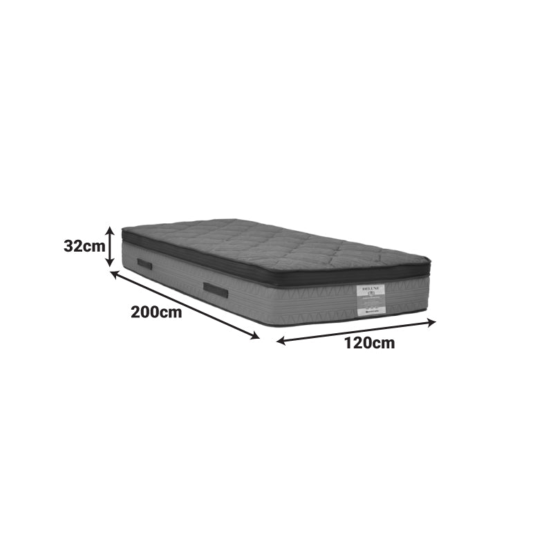 Στρώμα Deluxe  pocket spring διπλής όψης 32cm 120x200εκ