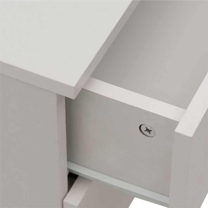 Συρταριέρα Elise  4ων συρταριών λευκό 69x40x71εκ - Pakobazaar