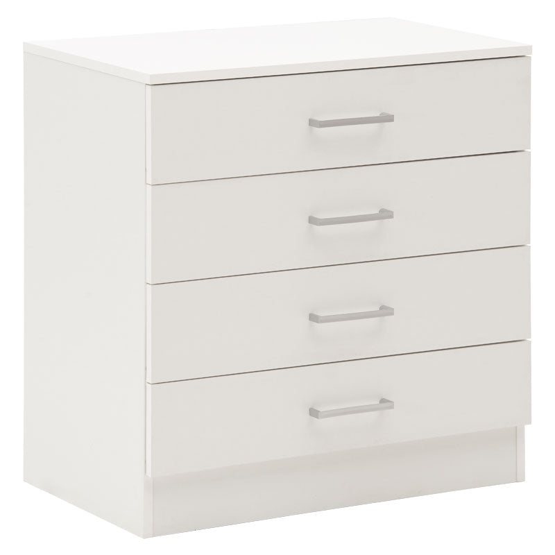 Συρταριέρα Elise  4ων συρταριών λευκό 69x40x71εκ - Pakobazaar