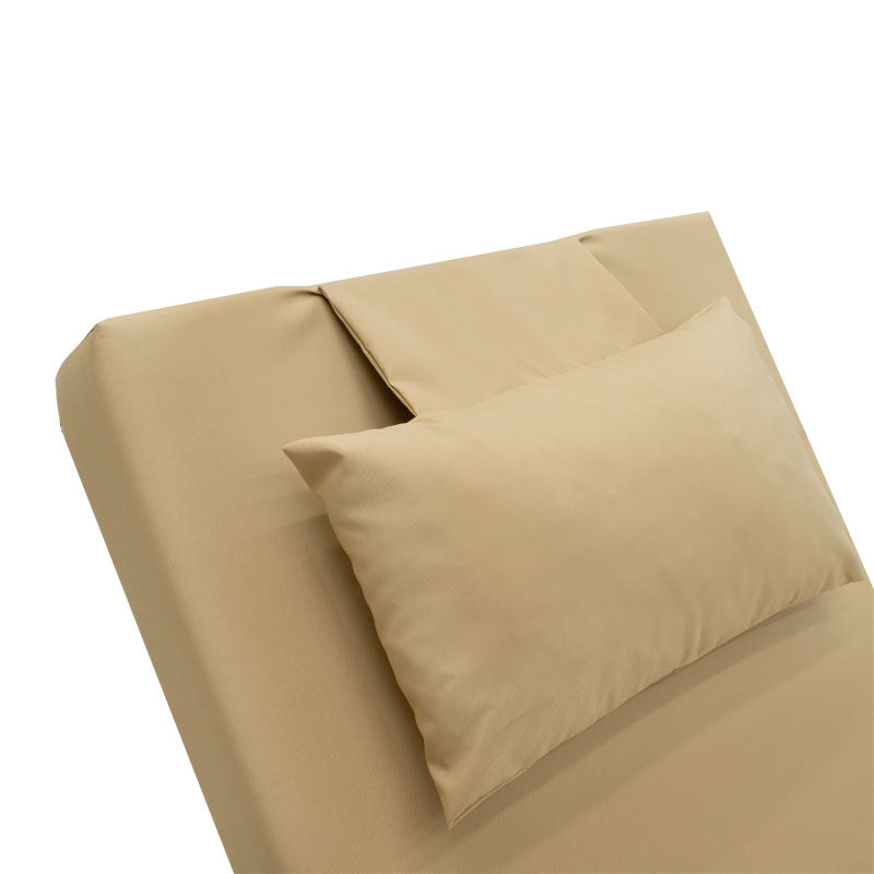 Μαξιλάρι ξαπλώστρας Sadie  ύφασμα μπεζ 65x185x10εκ - Pakobazaar