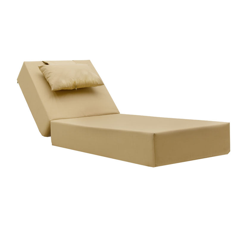 Μαξιλάρι ξαπλώστρας Specta  ύφασμα μπεζ 60x190x20εκ - Pakobazaar