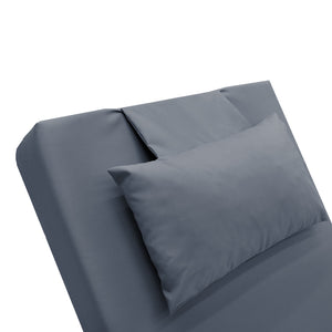 Μαξιλάρι ξαπλώστρας Sadie  ύφασμα γκρι 65x185x15εκ - Pakobazaar