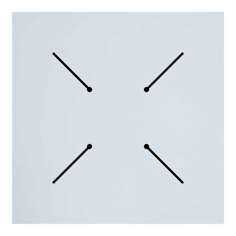 Επιφάνεια τραπεζιού Fervor  HPL ivory 70x70εκ πάχους 12mm