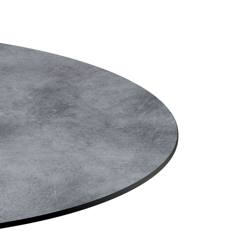 Επιφάνεια τραπεζιού Inspire  HPL γκρι cement Φ69εκ πάχους 12mm - Pakobazaar