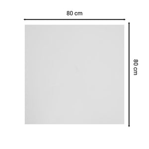 Επιφάνεια τραπεζιού Sizzle  Werzalit ανθρακί cement 80x80εκ πάχους 35mm - Pakobazaar
