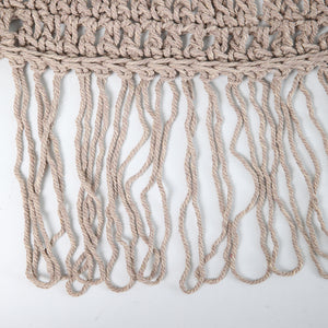 Δίχτυ σκίασης Shelto  μακραμέ poly-cotton σε μπεζ απόχρωση 300x400x27εκ - Pakobazaar