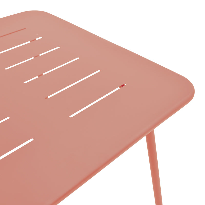 Τραπέζι Moraja  terracotta μέταλλο 70x70x73εκ - Pakobazaar