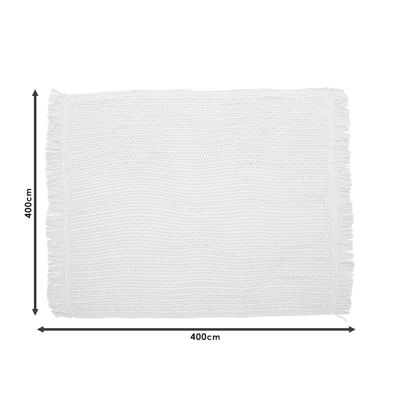Δίχτυ σκίασης Roof  μακραμέ μαύρο 4x4m - Image 8